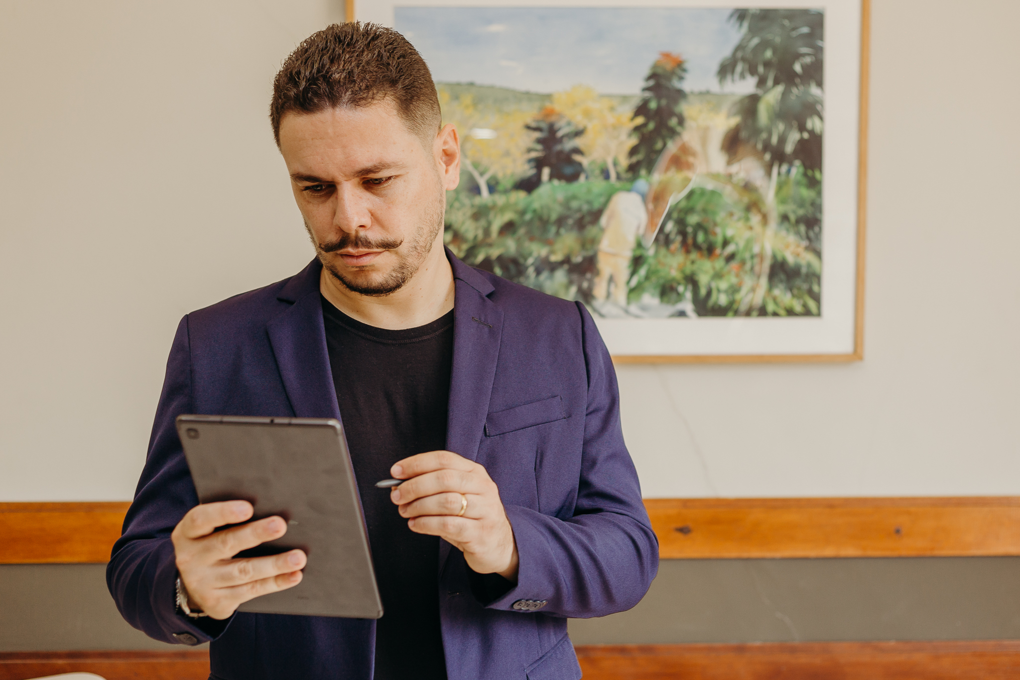 Rafael Dias no escritório